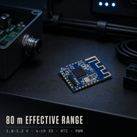 Low Power BLE 4.2 Transparent Transmission Module UART IIC Serial Wireless 8KB/s Data Rate 115200 Baud MESH RTC PWM