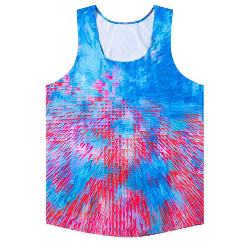 สีฟ้าและสีชมพู