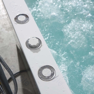 Baignoire à remous autoportante en acrylique populaire Gurgle avec jets d'air, <span class=keywords><strong>jacuzzi</strong></span> intérieur, fonctions de massage - Product Image 6