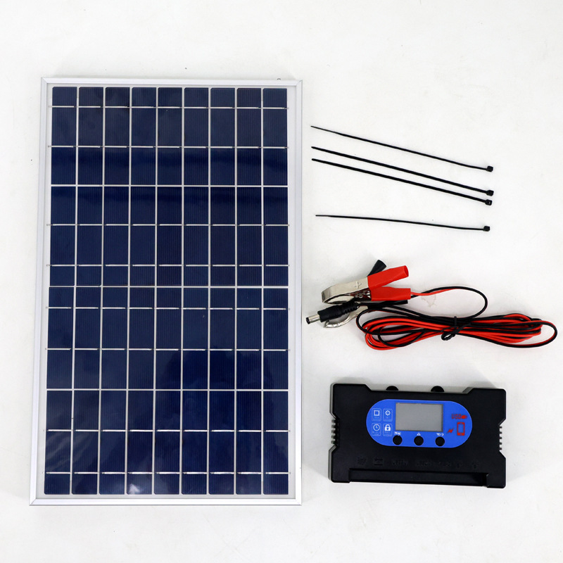 Direct Sales Photovoltaic <strong>Panel</strong> <strong>12V</strong> 18V Polycrystalline Sili Con 10W Frame <strong>Solar</strong> <strong>Panel</strong> with Controller Sleeve