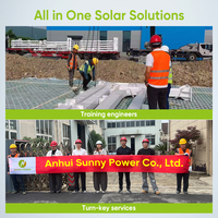 Système d'énergie solaire hors réseau 5Kw 6Kw 8Kw 10Kw, système hybride de panneaux solaires et de stockage de batteries, configuration complète