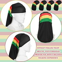 Madeshine-Bonnet de couchage en Spandex pour homme, cheveux longs respirants, élastique, Titan, crâne, vague