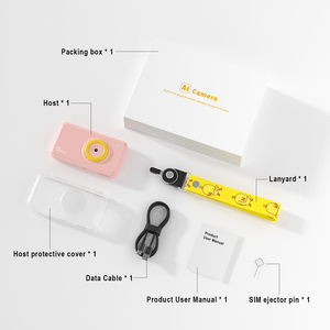 KC009 AI 카메라 4 "화면 13MP 렌즈 듀얼 시스템 5G WiFi 64GB 어린이를위한 메모리 교육용 대화 형 특수 완구 - Product Image 3