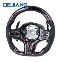 Volant en fibre de carbone forgée avec LED pour BMW G30 G20 G32 G01 G02 G28 G31 G87 M3 M4 M5 M6 avec chauffage, haute qualité, M-Sport