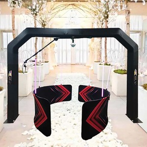 360 cabine de selfie aérienne sans trussportable mariage événement location Smartphones iPad libre-service impression Bluetooth télécommande - Product Image 1