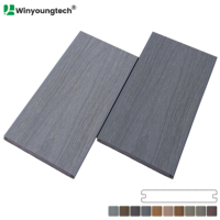 Planches de terrasse en WPC co-extrudé solide 140x20mm, haute résistance