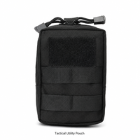 Sac de taille tactique Molle, sac de randonnée en plein air, pochette pour téléphone, accessoire EDC, sac utilitaire, sac en nylon imperméable