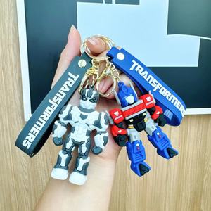 Portachiavi in Silicone a Forma di <span class=keywords><strong>Optimus</strong></span> Prime e Bumblebee, Blocchi da Costruzione Transformers, per Decorazioni Borse - Product Image 4