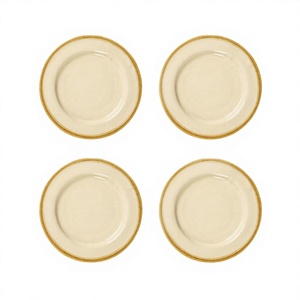 Assiettes en porcelaine émaillée mouchetée, design rustique peint à la main, écologiques et compatibles lave-vaisselle, idéales pour les cuisines de style campagnard - Product Image 1