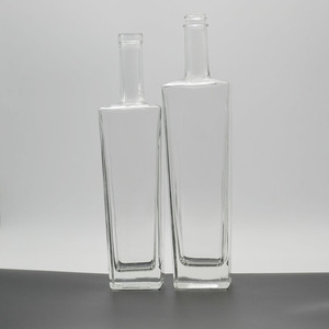 Forme carrée bouteille d'huile d'olive en verre transparent vide vinaigre en verre avec vaporisateur verseur couvercle bouteille d'huile d'olive de qualité alimentaire olive_<span class=keywords><strong>oil</strong></span>_bottle - Product Image 4