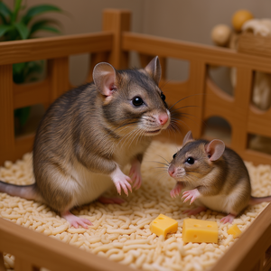 T-shirt fantaisie pour rats de compagnie avec motif de rat, pour les amateurs de farces - Product Image 3