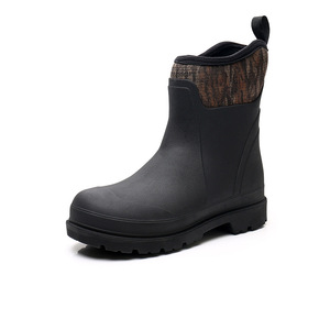 Ventes directes d'usine <span class=keywords><strong>bottes</strong></span> de pluie pour hommes mi-tube étanche moulage intégral moulage botte de <span class=keywords><strong>chasse</strong></span> en caoutchouc naturel pour la pêche - Product Image 3