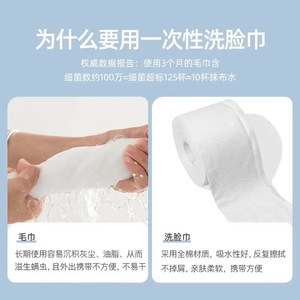 Serviette nettoyante en coton Jia Li 20x20cm, trois couches, pur coton, utilisation sèche et humide, lingettes pour le visage pour bébé et salon de beauté - Product Image 5