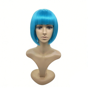 <span class=keywords><strong>Perruque</strong></span> Synthétique Humaine <span class=keywords><strong>Pas</strong></span> Chère Prix Usine Mode Adulte <span class=keywords><strong>Halloween</strong></span> Perruques Drôles Colorées Accessoires de Fête <span class=keywords><strong>Perruque</strong></span> Courte BOB - Product Image 4