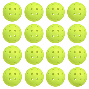 Мячи для пиклбола JH с высокой видимостью, ветроустойчивые, с 40 отверстиями, оптовая поставка, соответствуют стандартам USAPA, изготовленные методом ротационного формования, варианты с 40 отверстиями - Product Image 1