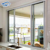 Ventanas Corredizas de Aluminio con Doble Vidrio Templado Reflectante de Diseño Moderno, Ventana Corrediza de Bajo Consumo para Casa