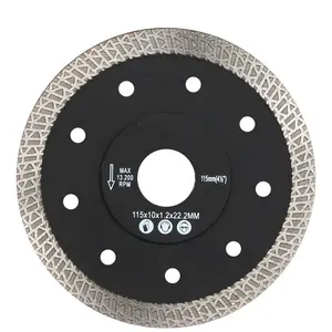 Горячая Распродажа 115 мм турбо Алмазная керамическая пила режущий диск для плитки