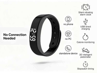 Bracelet intelligent ONEQUAN avec alarme vibrante silencieuse, rappel et alarme de sommeil