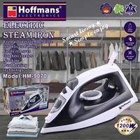Fer à vapeur électrique Hoffmans 1200W avec moteur en cuivre pur et revêtement en téflon – Distributeur pour le Moyen-Orient et l'Afrique – Appareil de blanchisserie en gros