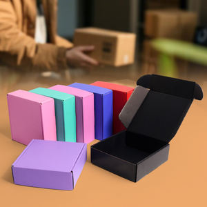 Boîte en carton ondulé pliable avec logo personnalisé, échantillon gratuit, emballage couleur avec impression personnalisée, boîte en carton d'expédition - Product Image 6