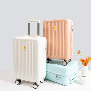 Wholesale Custom Logo 2026 New Design <strong>Large</strong> Capacity Business <strong>Suitcases</strong> 4 Spinner Wheels <strong>Light</strong> Weight Valise Zipper Simple - Product Image 2