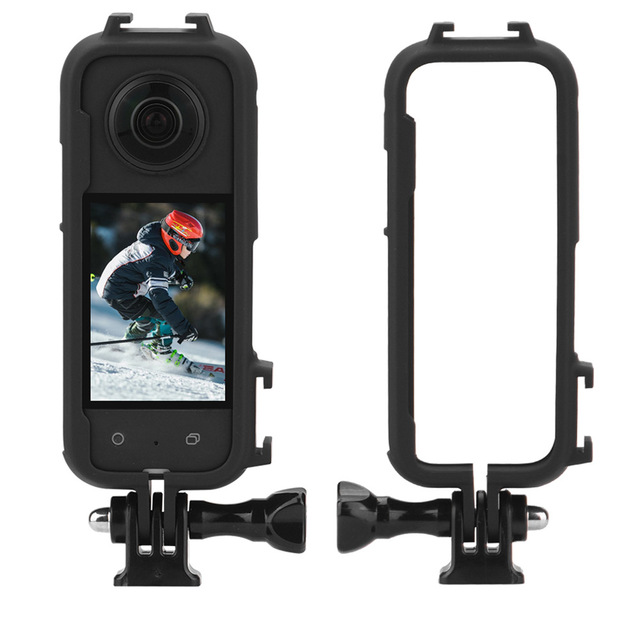 For Insta360 One X3 360° Action Camera Frame Lens Kit and Protective Case Set