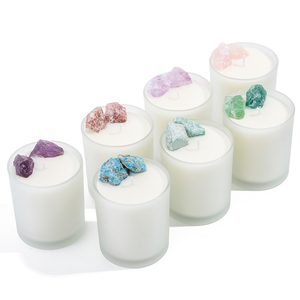 เทียนหอมกลิ่นคริสตัลจากถั่วเหลืองในขวดแก้วแบรนด์ AIKUN พร้อมกล่องของขวัญ - Product Image 3