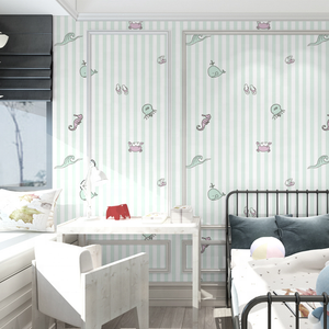 Pegatina de pared de dibujos animados de Sea world para habitación de niños, <span class=keywords><strong>papel</strong></span> tapiz de fábrica de china - Product Image 3