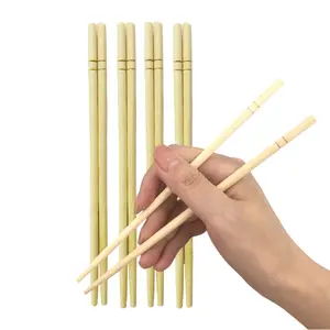 Palillos de bambú desechables con logotipo personalizado, fabricante de China, venta al por mayor