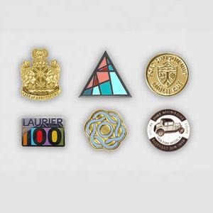 Pin de solapa de Pizza, insignia personalizada con forma de comida, Metal esmaltado, diseño OEM, marca <span class=keywords><strong>Dominos</strong></span>, a la venta - Product Image 3