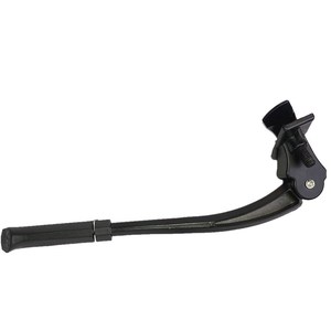 Béquille de vélo en aluminium 32-40 cm, fixation centrale, longueur réglable, support noir pour VTT - Product Image 2