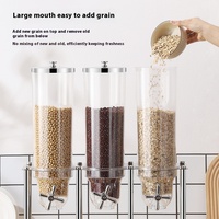 Distributeur de céréales et de grains de café en acier inoxydable pour hôtels et restaurants, idéal pour les buffets