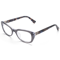 Monture de lunettes optiques Elan Optical YB9306 de haute qualité, style rétro, petites lunettes ovales œil de chat, monture intégrale en acétate pour femmes