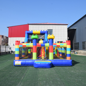 Thương mại Bouncer lâu đài bouncy PVC trẻ em mặt trăng <span class=keywords><strong>Inflatable</strong></span> MOONWALK nhảy nhà bị trả lại với Slide Combo cho Đảng - Product Image 2