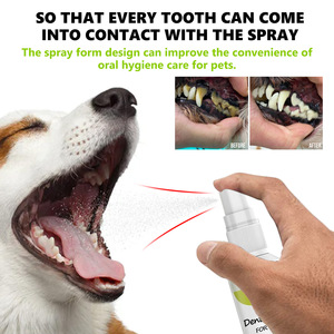 Spray Dental para Perros 100ml, Spray Natural para el Cuidado Bucal, Elimina el Mal Aliento, la Placa y el Sarro, Refrescante Bucal Herbal para Perros - Product Image 3