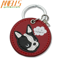 Bracelet porte-clés en cuir PU fait main avec pendentif à pompon, personnalisé, imperméable, imprimé par transfert thermique, pour sac à main, sac de voiture, porte-clés