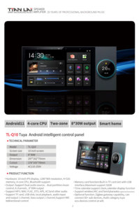 Pantalla <span class=keywords><strong>de</strong></span> Control Central Inteligente Android Zigbee <span class=keywords><strong>de</strong></span> 10 Pulgadas, <span class=keywords><strong>Amplificador</strong></span> <span class=keywords><strong>de</strong></span> Dos Zonas, 30w, Gran Potencia, Reproductor <span class=keywords><strong>de</strong></span> Audio, <span class=keywords><strong>Amplificador</strong></span> <span class=keywords><strong>de</strong></span> <span class=keywords><strong>Sonido</strong></span> Hi-Fi para el Hogar - Product Image 4