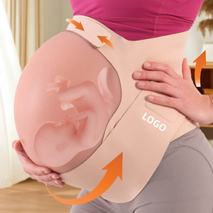 <span class=keywords><strong>Ceinture</strong></span> <span class=keywords><strong>de</strong></span> Maternité Respirante Personnalisée, Bande Abdominale Élastique Douce, <span class=keywords><strong>Soutien</strong></span> Ventral pour Femmes Enceintes - Product Image 1