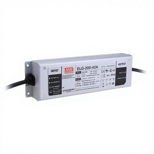 Driver LED AC-DC étanche Elg-200-42a-3y 200W 42V pour projecteur et éclairage public, neuf, original, programmable pour l'automatisation industrielle - Product Image 1
