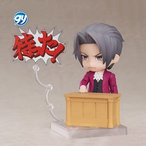 Q phiên bản nendoroided ACE chưởng lý 1761 Phượng <span class=keywords><strong>Wright</strong></span> 1762 dặm edgeworth khuôn mặt thay đổi hình anime thu mô hình - Product Image 2