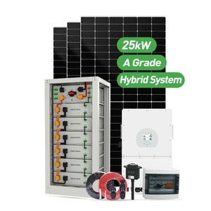 ระบบโซลาร์เซลล์ไฮบริด Deye HV ครบชุด 3000w ระบบพลังงานแสงอาทิตย์สำหรับบ้าน 15kw - Product Image 1