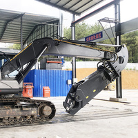 Cisaille à déchiqueter robuste pour excavatrice 32-42 tonnes avec vérin à double action pour le démontage de véhicules usagés