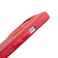 Coque de téléphone portable en cuir, Style Original, rouge brillant, pour iPhone 11 Pro Max
