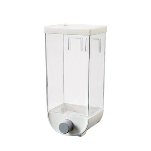 1500ML Bpa Free Wall Mount Grain Dispenser Large Airtight Dry Food Cereal Storage Box Containers