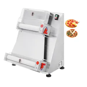 Automatic electric pizza dough roller machine sheeter for home use,small dough roller pizza rolling machine base pizza roller