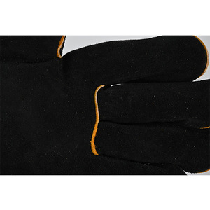 Gants de sécurité en cuir fendu de vache extra large, confortable et de qualité supérieure, pour le soudage de construction, 16 pouces, 1.2mm d'épaisseur, étincelle - Product Image 4