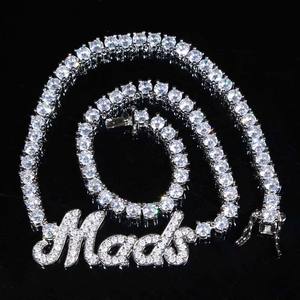 Collar ostentoso personalizable <span class=keywords><strong>para</strong></span> mujer con placa <span class=keywords><strong>de</strong></span> nombre <span class=keywords><strong>para</strong></span> ocasiones <span class=keywords><strong>de</strong></span> aniversario - Product Image 5