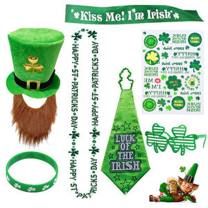 Décorations de fête de la Saint-Patrick faveurs accessoires de cabine photo fête irlandaise accessoires de déguisement drôles créatifs pour accessoires de fêtes - Product Image 3