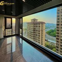 Ventanas Modernas de Aluminio con Vidrio Fijo para Hogares Elegantes