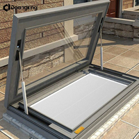 Ventana de Techo Inteligente Eléctrica de Aleación de Aluminio con Control Remoto, Sensor de Lluvia y Opción de Energía Solar para Hogar Moderno